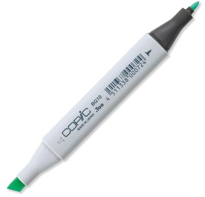 COPIC Classic Marker Typ BG - 10, Cool Shadow, professioneller Layoutmarker, mit einer breiten und einer feinen Spitze