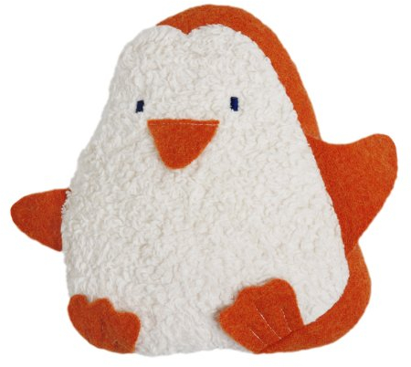 Efie Bio-Wärmekissen „Pinguin“ – 100% Baumwolle (kbA), Kirschkern-Inlett, GOTS-zertifiziert, handgefertigt in Deutschland