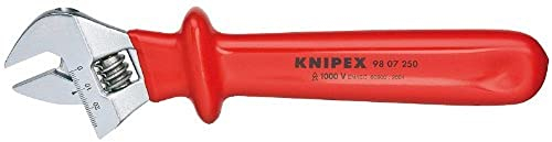 Knipex 98 07 250 1000 V aislante llave inglesa ajustable