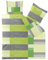 CelinaTex Style Bettwäsche 200 x 200 cm 3teilig Mikrofaser Fleece Bettbezug Ellen Streifen Wellen grün grau