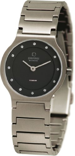 Obaku Denmark Damen-Armbanduhr XS Analog Quarz Titan V133LTBST1