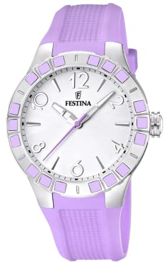Festina - F16676/2 - Montre Femme - Quartz Analogique - Bracelet Caoutchouc Violet