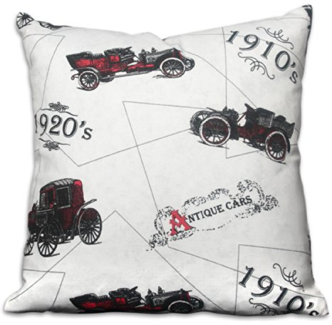Kissenhülle Oldtimer Kissenbezug ca. 42x42 cm Deko Kissen Antique Cars