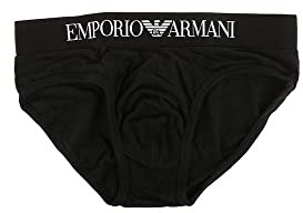 Emporio Armani Underwear Brief Iconic Logoband Slip, Black, XL