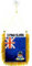AZ FLAG - Wimpel Cayman Islands - 15x10 cm - Englische Mini Flagge 10 x 15 Cm - Auto Pennant Spezielle Auto