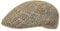 Lipodo Strohflatcap Damen/Herren - Sommercap aus 100% Stroh - Flat Cap Made in Italy - Hinten mit Stretchband - Flatcap in 55-61 cm - Schirmmütze Frühjahr/Sommer Natur 55 cm