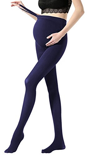 Vellette Femme Collants et bas Maternite opaque Collant de Grossesse Collant Leggings Tights 180D