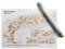 Impresión de tinta rascable de alpinismo - Maps International - Cartel regalo para aficionados al senderismo/escalada en los picos alpinos - Regalo en tubo - Tamaño A1, 84,1 (h) x 59,4 (w) cm