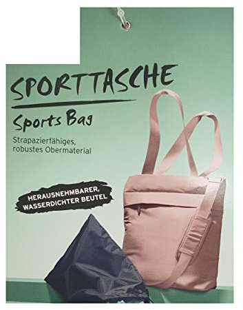 Tchibo TCM Damen Sporttasche mit Nassbeutel Sport Tasche