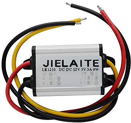 BE-TOOL Waterproof DC Buck Converter 12V to 3V 3A Power Supply Converter Module for Car LED Dispaly, Motor, Audio, etc