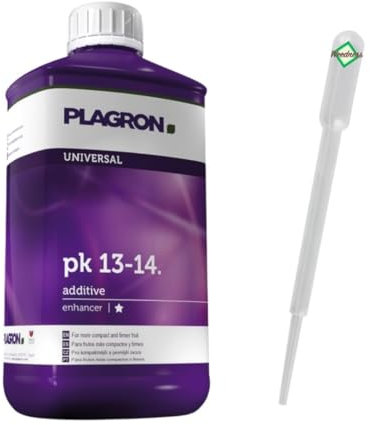 Weedness Plagron Dünger PK 13/14 1 Liter - Grow Tomaten Naturdünger NPK Orchideen Palmen Bio Gemüse Bonsai Organischer