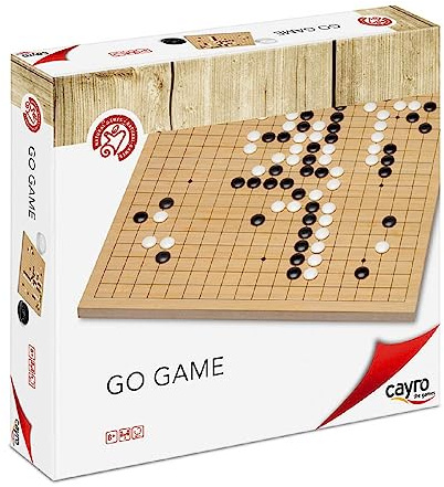 Cayro – Go-Spiel – ab 8 Jahren – Holzmodell – klassisches Brettspiel für Kinder und Erwachsene – erobern Sie alle Spielsteine ​​Ihres Gegners – ideal für 2 Spieler