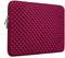 RAINYEAR 11 Pulgadas Funda Protectora para Portátil Resistente a los Golpes Estilo Diamante Bolsa Blanda Compatible con 11,6 MacBook Chromebook Surface Tablet DELL HP ASUS Laptop Portátiles,Rojo