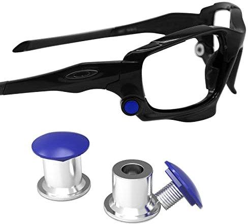 ThunderClap Bolt Remplacement pour lunettes de soleil Oakley Racing Jacket Jawbone Bleu foncé