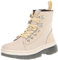 Dr. Martens Pettini donna W 6 Tie Boot Moda, Pergamena Beige 40/60 Nylon Riciclato Ripstop, 42 EU