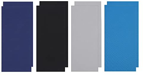 Kaqisen Repair Patch, Daunenjacke Reparaturset 8 Stücke Nylon Flicken Selbstklebend, Hochviskos, Wasserdicht, Kann zur Reparatur von Zelten, Daunenjacken und RegenmäNteln Verwendet Werden
