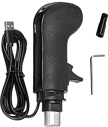 PALUMMA USB PC Schaltknauf für Logitech G923/G29/G27/G25/Thrustmaster TH8A/FANATEC ClubSport Shifter SQ, Schwarz, USB, PC, Windows 7 und höher, Schaltknauf, Video-Game-Racing-Wheel-Zubehör