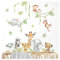 Little Deco Wandsticker Safari Tiere Wandtattoo für Kinderzimmer Babyzimmer Wandaufkleber Dschungel Wanddeko DL916-2