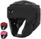 Mytra Fusion kopfschutz Boxen kopfschutz mit verstellbarem Riemen MMA, Muay Thai, Sparring, Kampfsport, Karate Box kopfschutz (Black, XL)