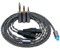 Janjunsi Cavo Audio di Aggiornamento Cavo Sostitutivo Compatibile con Sennheiser HD580/HD650/HD660/HD600S/HD414/HD25 Cuffie - Spina 3 in 1 con Connettore da 2.5mm/3.5mm/4.4mm