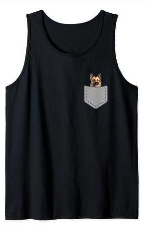Berger Picard Welpe Hund in der Tasche Tank Top