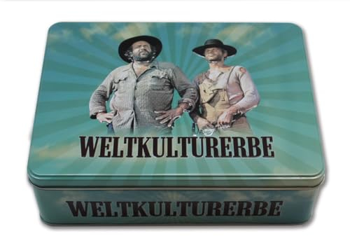 Blechwaren Fabrik Braunschweig GmbH Bud Spencer & Terence Hill - Vorratsdose - Weltkulturerbe - DoseB-T03 - Flach