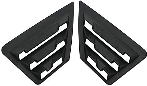 Karriter Für C- Heck-Dreifach-Eck-Jalousien Abdeckung Auto Styling ABS Schwarz 2016-2019