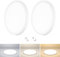 28W Deckenlampe mit Bewegungsmelder Innen, 30cm Flur LED Lampe mit Dämmerungssensor, Lampen mit Motion Sensor 2PCS, Treppenhaus Beleuchtung mit Warmweiss Neutralweiss Kaltweiss, für WC und Balkon
