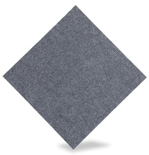 Hiseng Teppichfliesen Selbstklebend 30x30cm, Teppichfliesen Selbstliegend Rutschfeste Strapazierfähig Teppich Bodenbelag für Büro Wohnzimmer Schlafzimmer (10 Stück,Grau)