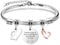 SAMORION 26 Brief Armband,Name Geschenk Inspirierende Armband,Manchmal Vergessen du,Dass Du So Großartig Bist Erinnerung Schmuck Für Frauen Geburtstagsg Armbänder für Freund Weihnachts Abschluss (V)