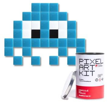 Pixel Corner - Little Alien(s) Hellblau – Pixel Art Kit