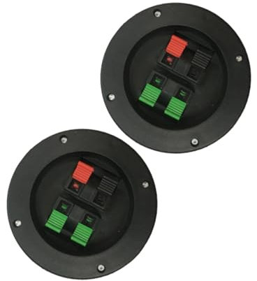 Artibetter 2pcs Loudspeaker Connector Replacement Terminal Connector Binding Post Speaker Terminal Loudspeaker Cup for Speaker Box Wire Joiners and Electric for Wiring