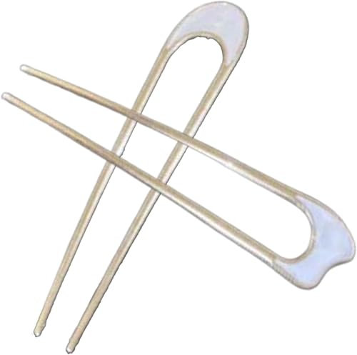 Horquilla de pelo francesa, 2 horquillas en forma de U, horquilla vintage para todo tipo de cabello, pinza para el pelo para mujeres y niñas, accesorios de peinado