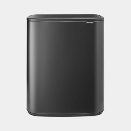 Brabantia Poubelle Bo Touch Bin, avec 2 seaux intérieurs, 2 x 30 litres