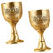 MAGICLULU Verre À Vin Vintage En Métal Grand Format Ornements Verre À Liqueur Pour Fêtes Bars Karaoké