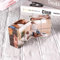Drawelry Fotowürfel Personalisiert Drehbare Faltbarer Foto Würfel Puzzle Box Cube Album mit 9 Bilder Fotoalben Reise Hochzeit Haustier Souvenirs Bildwürfel Geschenke für Familie, Kinder, Freunde (C)