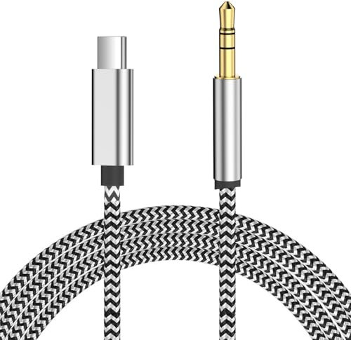 Votvlog Câble USB C vers 3,5mm Jack, Adaptateur Casque, Compatible avec Samsung, Xiaomi, 1M