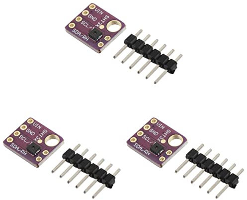 MUCKLILY 3st Temperatur- Und Feuchtigkeitssensormodul Bahnhof Temperatursensorsonden Sofortig Sonne Temperaturfühler Regen Monitor Feuchtigkeitsdetektor Ofen Im Freien Thermostate Polymer