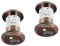 STOBOK 2pcs Knocker with Door Viewer with Door Bell Peephole Security Door Viewer Ring Door Peep Hole Door Hole Door Accessories Large Viewing Angle Pinhole Zinc Alloy