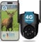PETTEC Pet Cam Free'n 360 4G LTE - Cámara de vigilancia sin trampa ABO con batería y función Pan&Tilt – Cámara para exteriores 3 MP Ultravision, detección de movimiento, visión nocturna