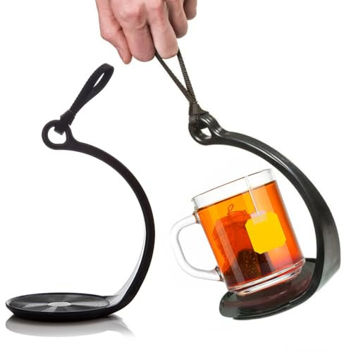 Spill Not Cup Carrier Pack of 2 Anti Spill Drink Carriers with Handle & Lanyard | Portable Plastic Mug Holder for Coffee, Water, Tea, Juice, Travel & Office
