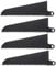 4Pcs Reciprocating Saw Blades, Steel Metal Scorpion Saw, 240mm Carbon Steel Saw Blade, for Straight Cutting, Drywall, Chipboardand Heavy Duty Steel Pipe Cutting