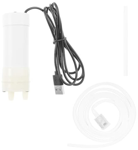 SUPPUIMNT Pompa per trasferimento di birra, USB Electric Wine Pump, sifone elettrico portatile, sicuro e autopompente, aspiratore per vino da 2 m, sifone per birra