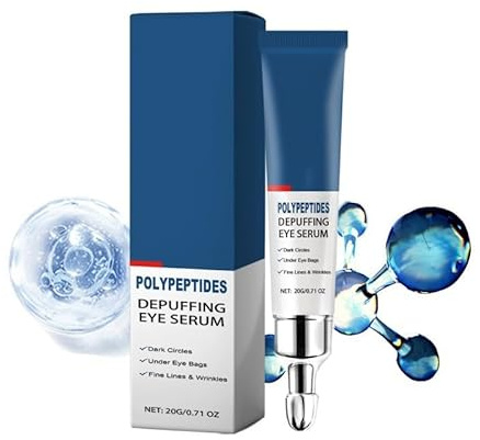 Peptidbasiertes Augenserum | Lindert täglich müde Augen und Schwellungen | 20 g nicht fettende Augencreme