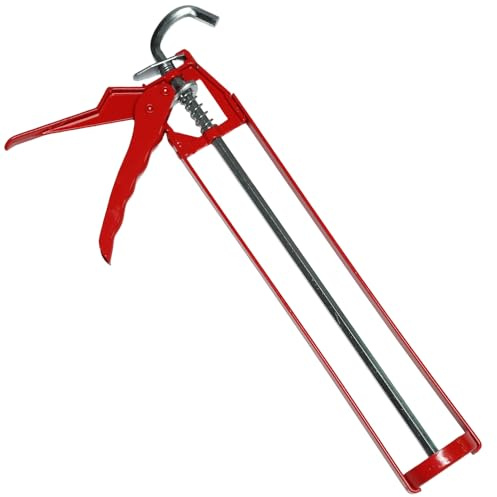 Ram® Heavy Duty Caulking Gun Extra Strong Skeleton Applicator for Silicones, Sealant, Adhesives Cartridge Gun Fits 400ML & 310ML Tubes