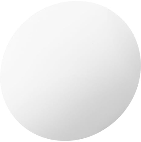 Sosoport Plateau Miroir Rond en Acrylique Argenté 30 CM Diamètre 15 MM D’Épaisseur – Organiseur Polyvalent pour Bijoux Cosmétiques Parfums – Plateau Décoratif pour Coiffeuse et Salle