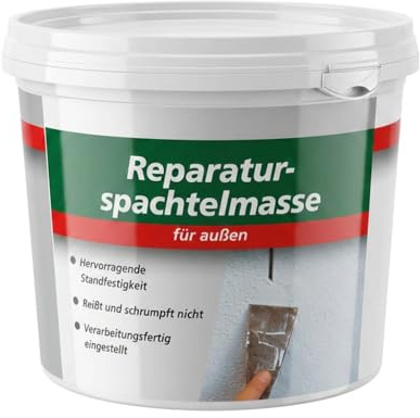 Reparaturspachtel Spachtelmasse Außenbereich Putz Mauerwerk Fertigspachtel 1kg