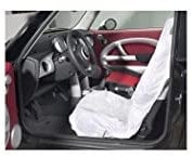 TOPCAR - Rouleau de 250 housses de siège jetables, pour tous véhicules - PLA62