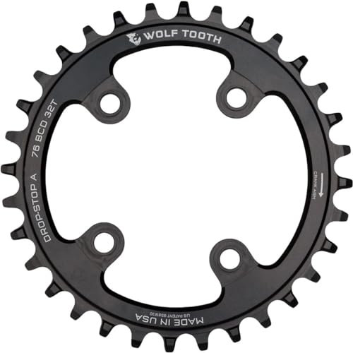 Lobo Diente Componentes Drop-Stop Plato: 32T X 76