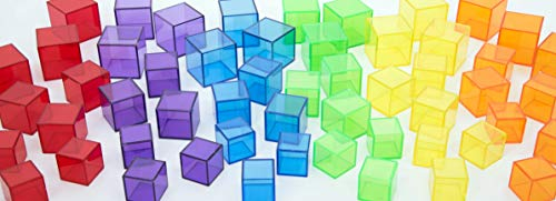 TickiT 73089 Translucent Cube Set, 54 Pieces, Translucent